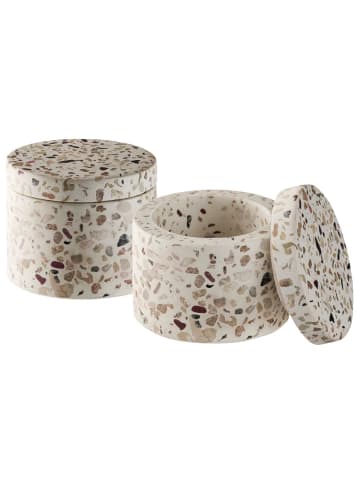 APS Dose TERRAZZO in beige - Ø 6 cm, H: 5 cm 40 ml