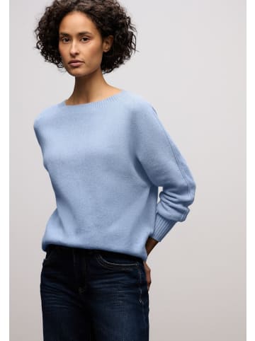 Street One Cosy Dolman Pullover in Blau