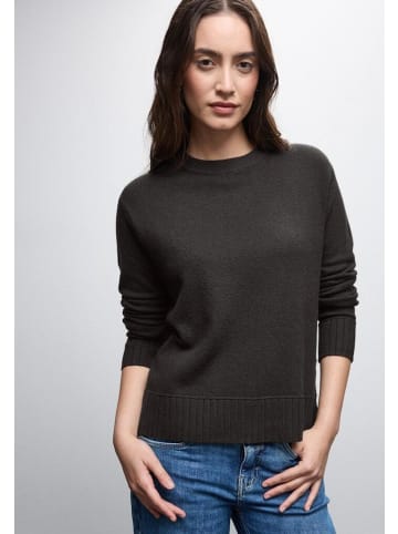 Street One Pullover in darkest brown