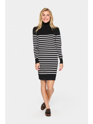 SAINT TROPEZ Kleid MilaSZ Fitted in Black Ice Stripe
