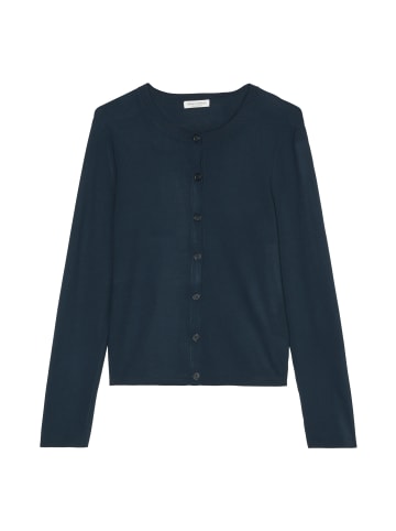 Marc O'Polo Feinstrick-Cardigan slim in deep blue sea