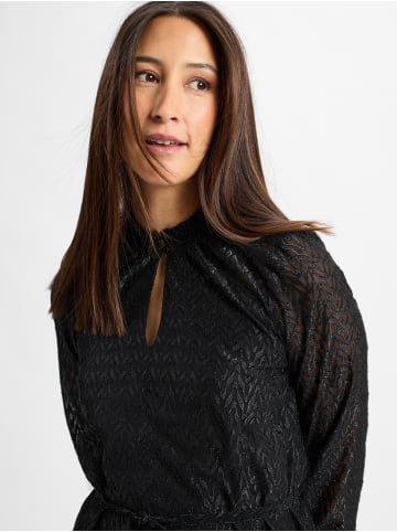 comma Kleid in schwarz anthrazit - 0001