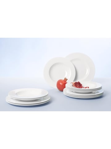 Villeroy & Boch 12er Set Tafel-Set Royal weiß in weiß