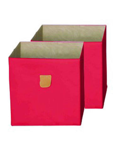 Phoenix Group AG  Aufbewahrungsboxen Set "Stor'It" in  Rot - (B)34 x (H)34 x (T)34cm