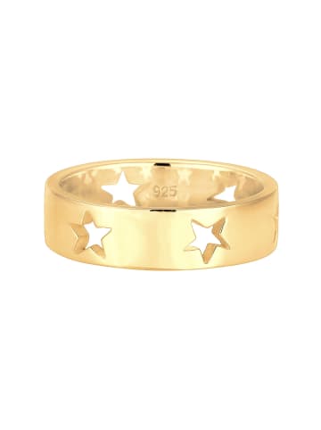 Elli Ring 925 Sterling Silber Stern, Sterne in Gold
