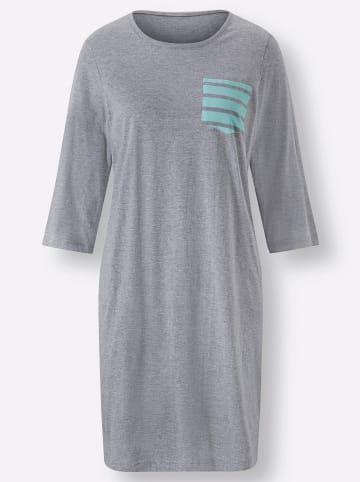 WITT WEIDEN Sleepshirts in grau-meliert + mint