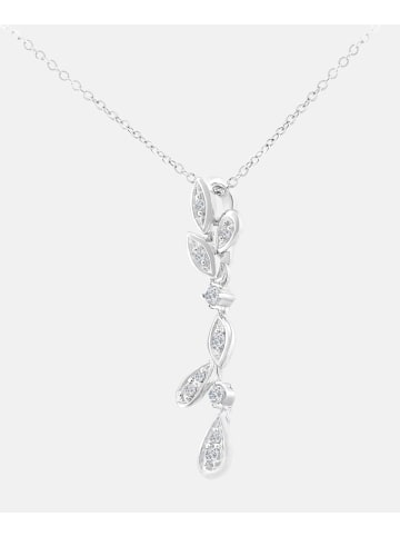Diamant L'éternel Halskette mit Anhänger aus 375 Weißgold mit Diamant