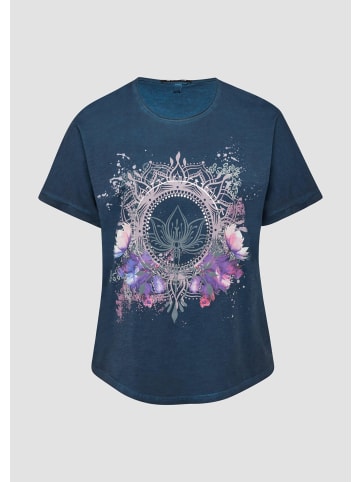 QS T-Shirt in 58D2_tiefblau