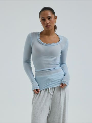 Seamless Basic Top Cotton in Hazy Sky