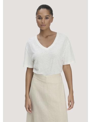 Hessnatur Hessnatur T-Shirt Oversize aus Leinen und Bio-Baumwolle in naturweiss