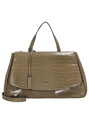 PICARD Croco - Handtasche 37 cm Synthetik (gravel) in cactus