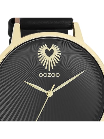 Oozoo Armbanduhr Oozoo Timepieces schwarz groß (ca. 42mm)