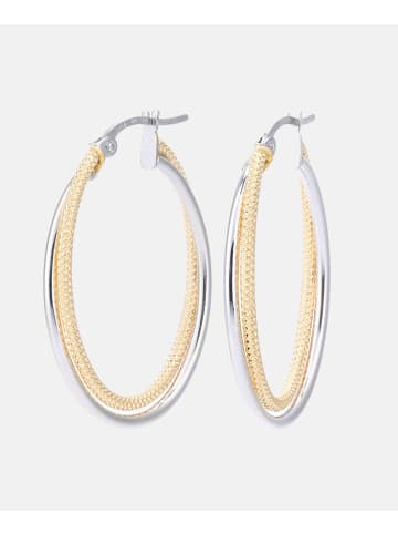 Vanlere Creolen aus 375 Gelbgold