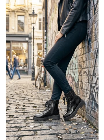 Aniston SHOES Schnürboots in schwarz