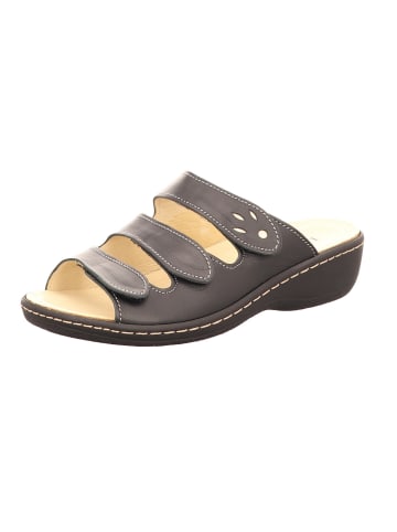 Longo Pantolette in schwarz