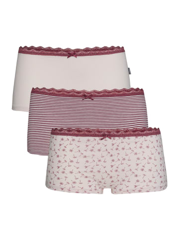 comazo Mädchen Hot Pants 3er Pack in Rosa-Sortiert