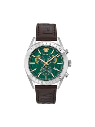 Versace Analoguhr für Herren in braun
