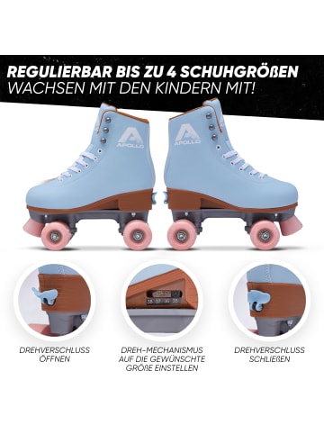 Apollo Rollschuhe Kinder " Classic Roller Retro " in Nightfever Blue