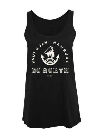 F4NT4STIC Tanktop Go North Knut Jan Hamburg Knut Jan Hamburg in schwarz