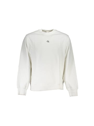 Calvin Klein Weiß Baumwolle Herren Sweatshirt