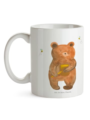 Mr. & Mrs. Panda haferl Bär Honig ohne Spruch in Weiß