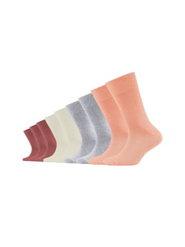 S. Oliver Socken Kinder Strümpfe mit weichem Bund Baumwolle Pflegeleicht langlebig für Jungen und Mädchen 9er Pack essentials in peach nectar