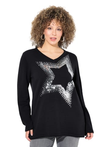 Ulla Popken Pullover in schwarz