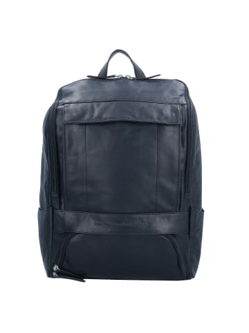 The Chesterfield Brand Wax Pull Up Rucksack Leder 45 cm Laptopfach in black