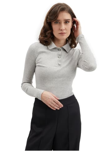 orsay Langarmshirt in Grau