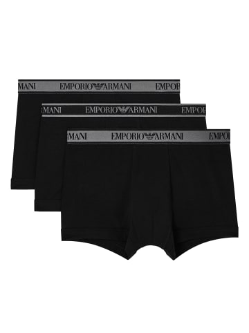 Emporio Armani 3er Pack Trunk in Schwarz