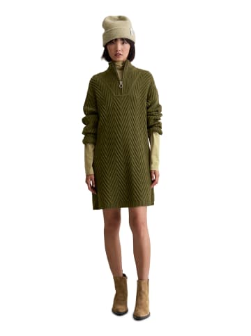 Marc O'Polo DENIM Zip-Strickkleid relaxed in Burnished Logs