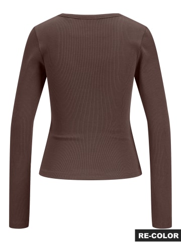 JJXX Langarm-T-Shirt in Bracken