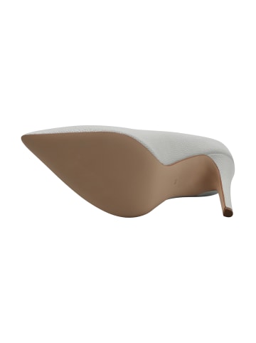 DreiMaster Klassik Damen Leder Pumps in Creme