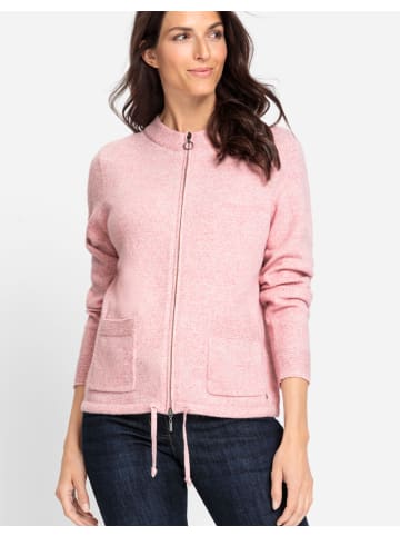 Olsen Strickjacke in Pink Clay Melange
