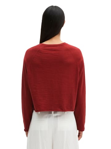 Marc O'Polo Feinstrick-Cardigan relaxed in Tall Poppy