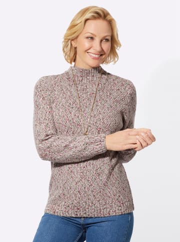 WITT WEIDEN Pullover in hellgrau-meliert