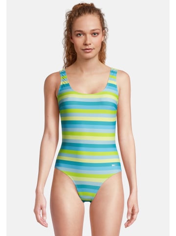 BECO the world of aquasports Badeanzug Fresh Stripes in grün