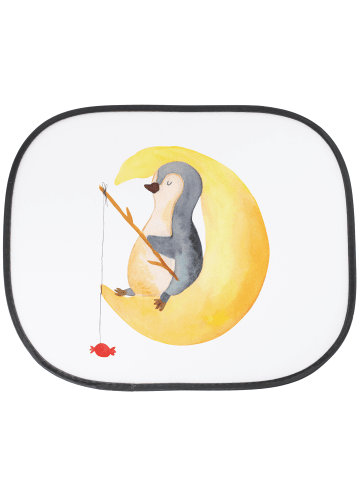 Mr. & Mrs. Panda Hitzeschutz Auto Pinguin Mond ohne Spruch in Weiß