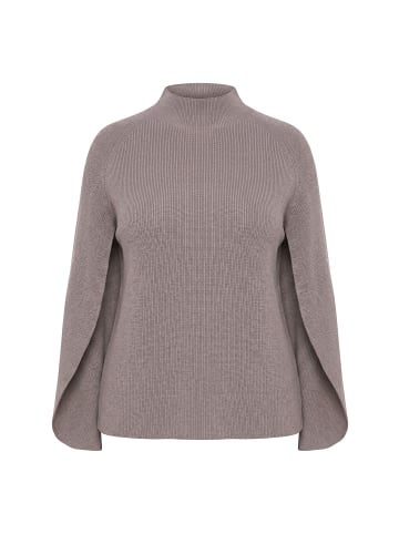 Ulla Popken Pullover in blassbraun