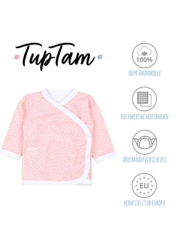 TupTam 5er- Set Wickelshirts in rosa Modell 1