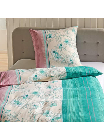 Traumschlaf Bettwäsche Fiori grün in grün