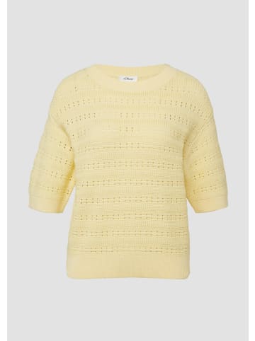 s.Oliver Strickpullover in 1015_gelb