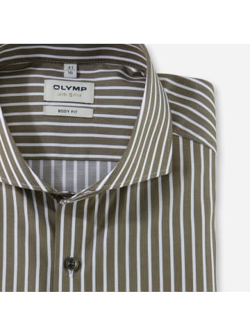 OLYMP  Hemd body fit in Grün
