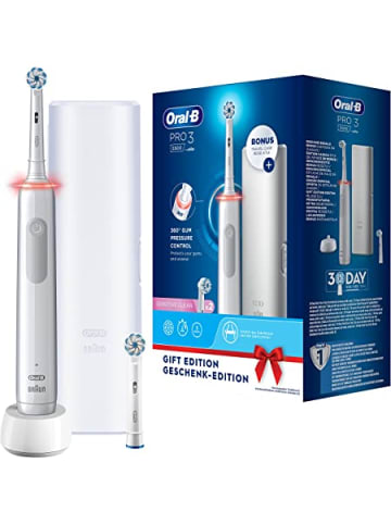 Oral-B Pro 3 3500 mit Reiseetui in Weiß