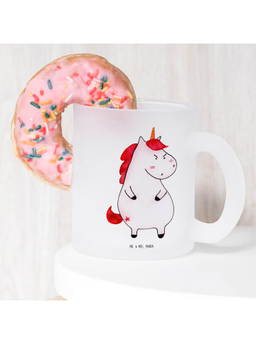 Mr. & Mrs. Panda Tasse Einhorn Wut ohne Spruch in Transparent
