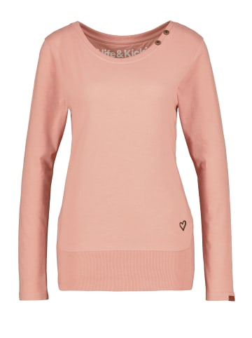 alife and kickin Langarmshirt ConnyAK A in mahagonium melange