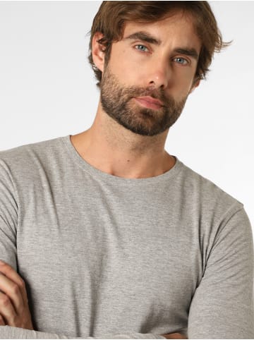 Nils Sundström Langarmshirt in hellgrau