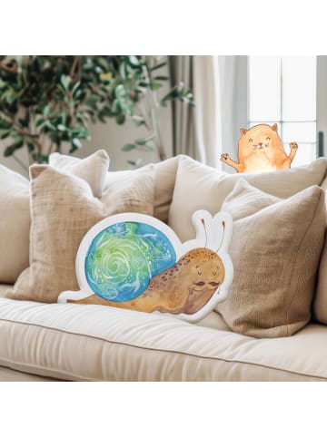 Mr. & Mrs. Panda Kuschelkissen Schnecke Sir ohne Spruch in Weiß