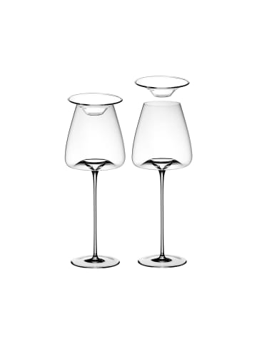 ZIEHER 2er Set Weingläser + Deckel Vision Intense in Transparent 640 ml in transparent