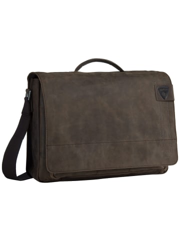 Strellson Laptoptasche Richmond Briefbag L in Dark Brown